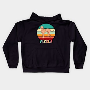 Vintage Retro Vizsla Kids Hoodie